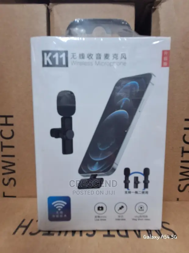 Microphone Sans Fil K11 pour Smartphone – Micro Lavalier Wireless pour Vidéo, TikTok, YouTube, iPhone & Android - Image 3