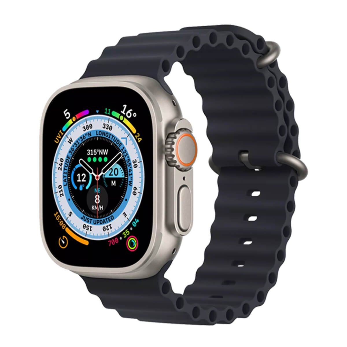 Montre Connectée avec 6 Bracelets Interchangeables – Écran HD, Charge Magnétique, Compatible iOS & Android - Image 3